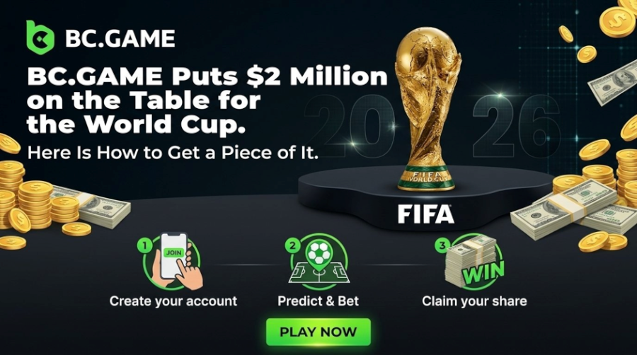 BC.GAME Puts $2 Million on the Table for the World Cup